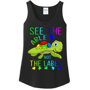 See The Able Not The Label Autism Ladies Essential Tank