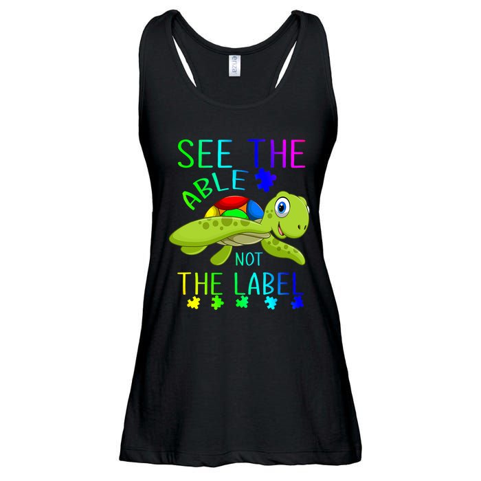 See The Able Not The Label Autism Ladies Essential Flowy Tank