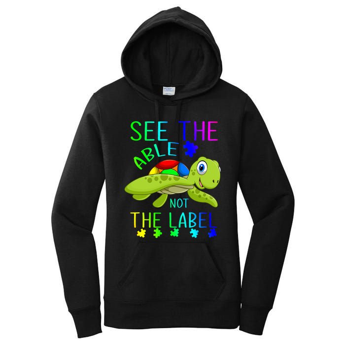 See The Able Not The Label Autism Women's Pullover Hoodie