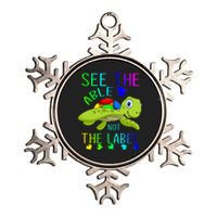 See The Able Not The Label Autism Metallic Star Ornament