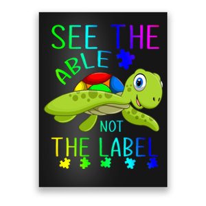 See The Able Not The Label Autism Poster