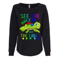 See The Able Not The Label Autism Womens California Wash Sweatshirt