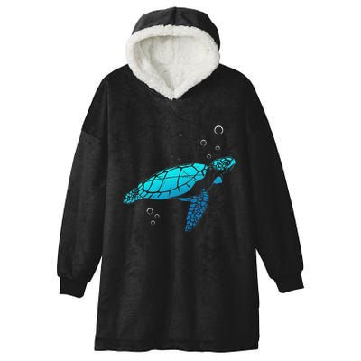 Sea Turtle Animal Zoo Keeper Turtle Hooded Wearable Blanket
