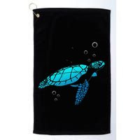 Sea Turtle Animal Zoo Keeper Turtle Golf Towel