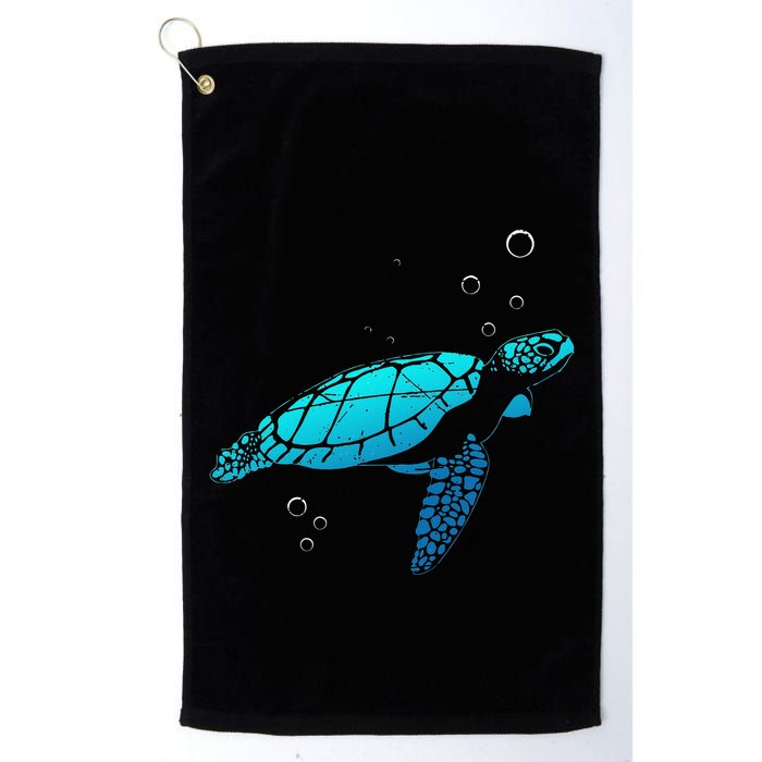 Sea Turtle Animal Zoo Keeper Turtle Golf Towel