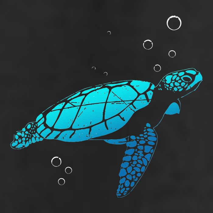 Sea Turtle Animal Zoo Keeper Turtle Golf Towel