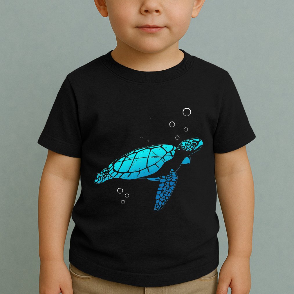 Sea Turtle Animal Zoo Keeper Turtle Toddler T-Shirt