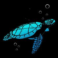 Sea Turtle Animal Zoo Keeper Turtle Cropped Pullover Crew
