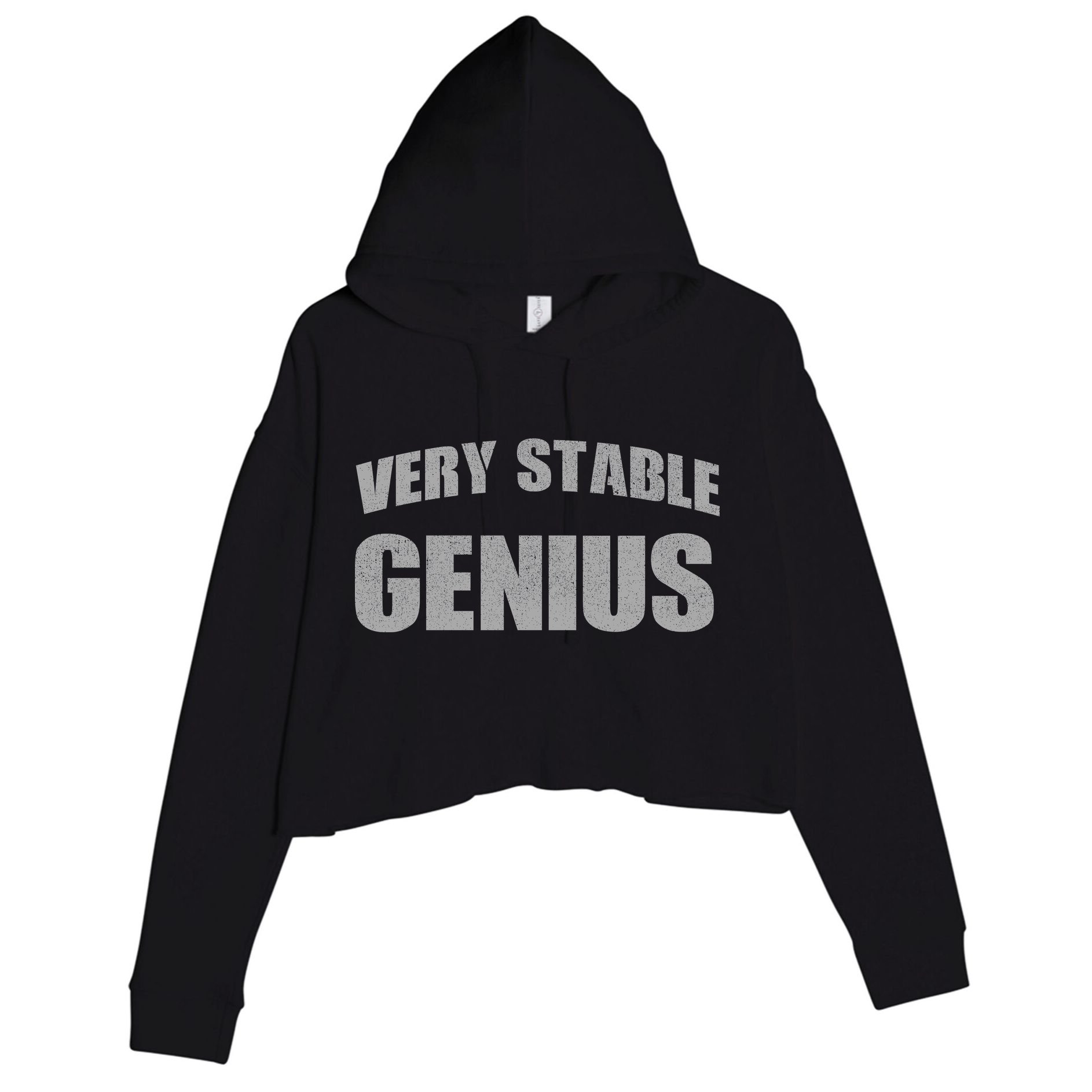 Stable Genius Crop Fleece Hoodie