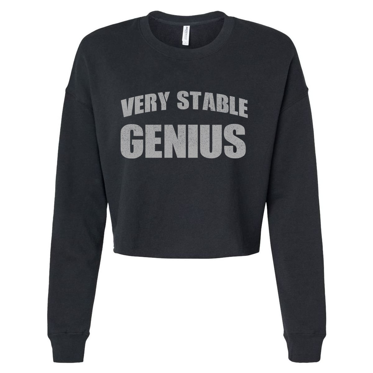 Stable Genius Cropped Pullover Crew