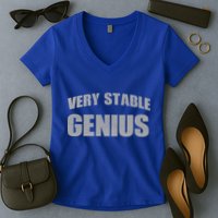 Stable Genius Women's V-Neck T-Shirt