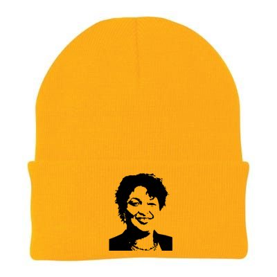 Stacey Abrams Portrait Knit Cap Winter Beanie