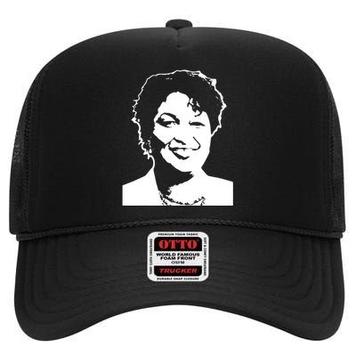 Stacey Abrams Portrait High Crown Mesh Back Trucker Hat