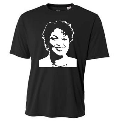 Stacey Abrams Portrait Cooling Performance Crew T-Shirt