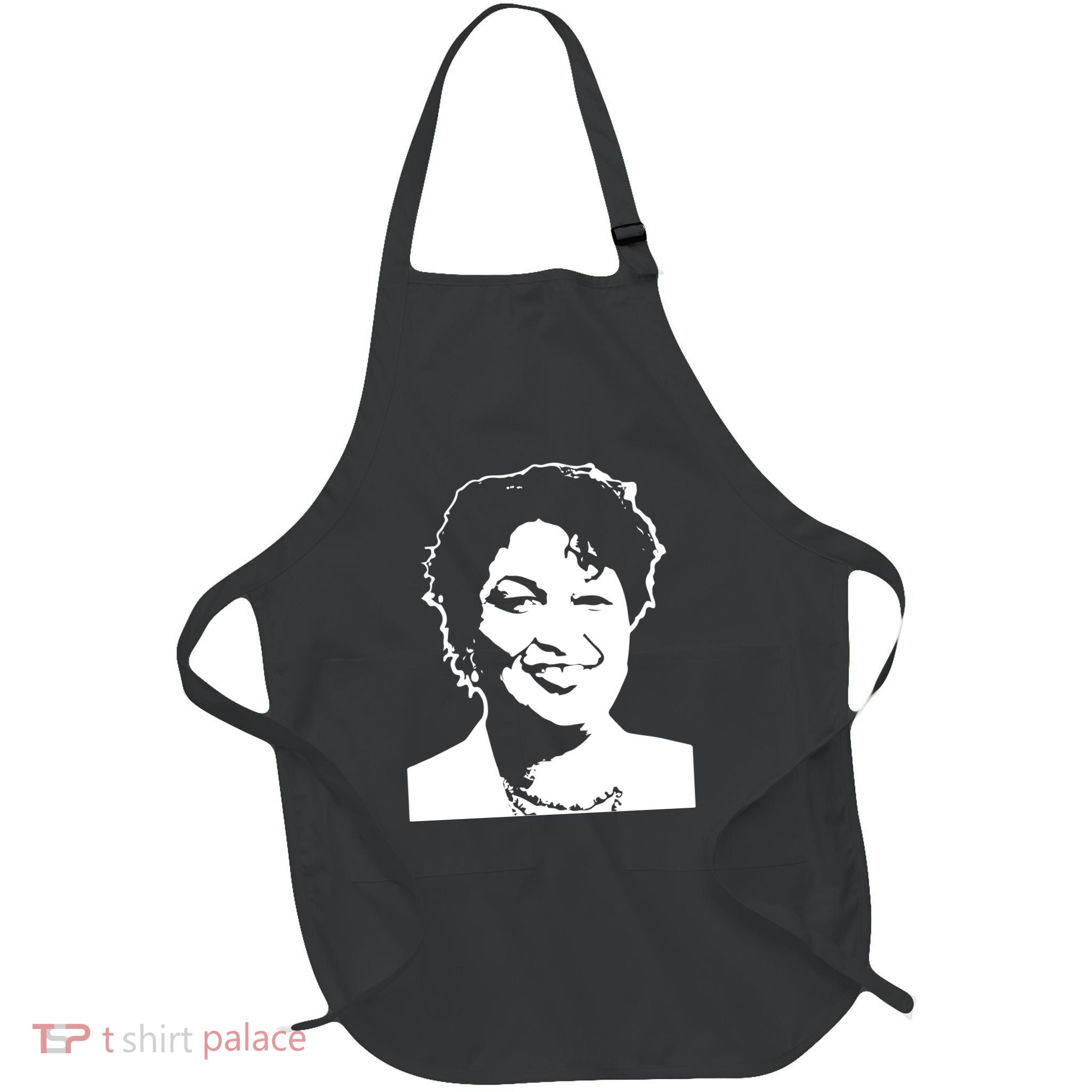 Stacey Abrams Portrait Full-Length Apron With Pockets