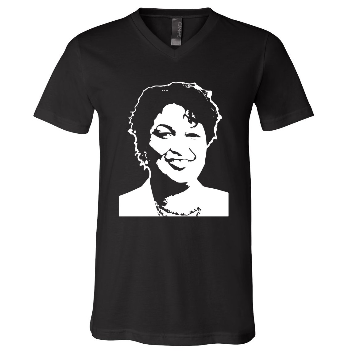 Stacey Abrams Portrait V-Neck T-Shirt