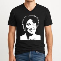 Stacey Abrams Portrait V-Neck T-Shirt