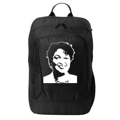 Stacey Abrams Portrait City Backpack