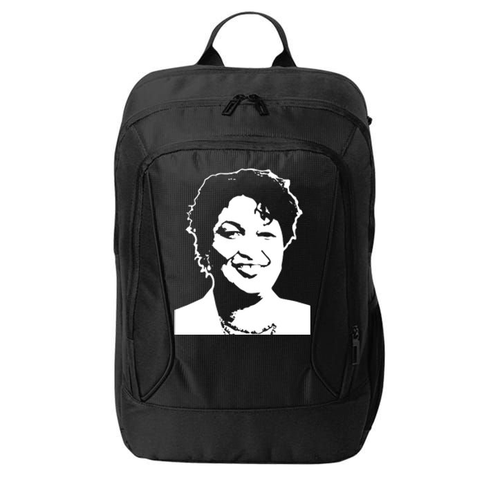 Stacey Abrams Portrait City Backpack