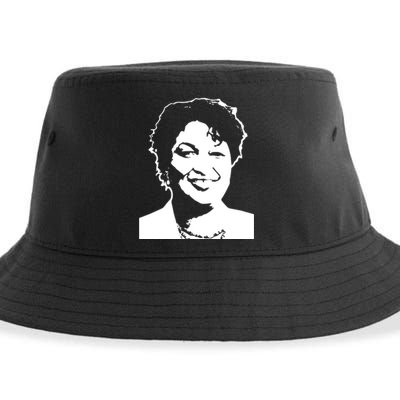 Stacey Abrams Portrait Sustainable Bucket Hat