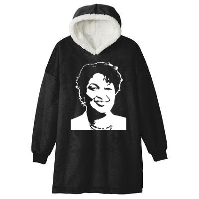 Stacey Abrams Portrait Hooded Wearable Blanket