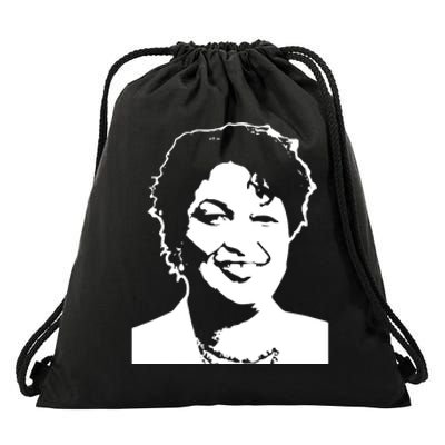 Stacey Abrams Portrait Drawstring Bag