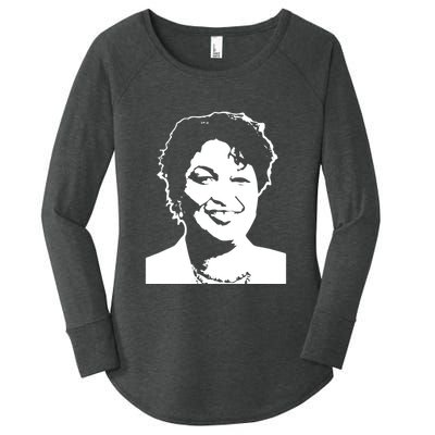 Stacey Abrams Portrait Women's Perfect Tri Tunic Long Sleeve Shirt