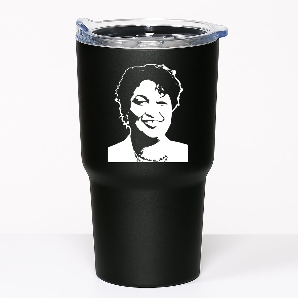Stacey Abrams Portrait Tumbler