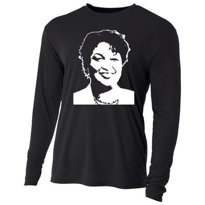 Stacey Abrams Portrait Cooling Performance Long Sleeve Crew