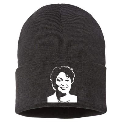 Stacey Abrams Portrait Sustainable Knit Beanie