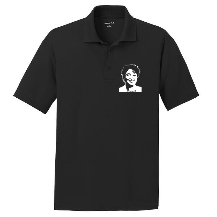 Stacey Abrams Portrait PosiCharge RacerMesh Polo