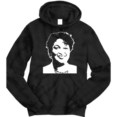 Stacey Abrams Portrait Tie Dye Hoodie