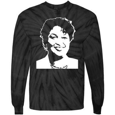 Stacey Abrams Portrait Tie-Dye Long Sleeve Shirt