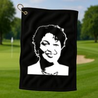 Stacey Abrams Portrait Golf Towel