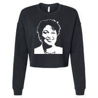 Stacey Abrams Portrait Cropped Pullover Crew