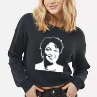 Stacey Abrams Portrait Cropped Pullover Crew