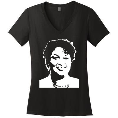 Stacey Abrams Portrait Women's V-Neck T-Shirt