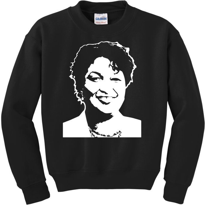 Stacey Abrams Portrait Kids Sweatshirt