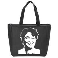 Stacey Abrams Portrait Zip Tote Bag