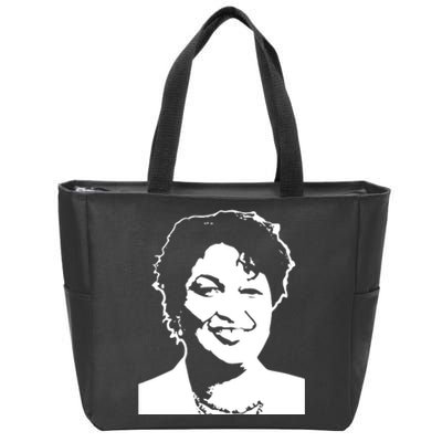 Stacey Abrams Portrait Zip Tote Bag