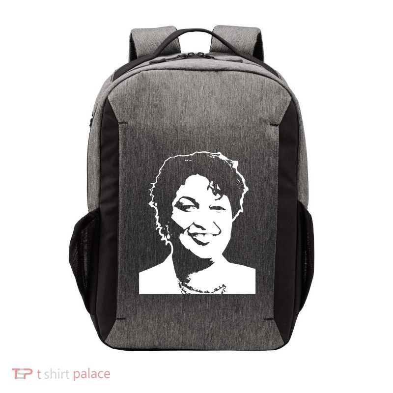 Stacey Abrams Portrait Vector Backpack