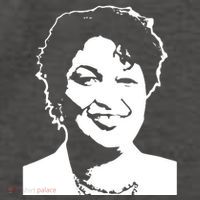 Stacey Abrams Portrait Vector Backpack