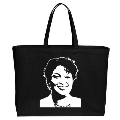 Stacey Abrams Portrait Cotton Canvas Jumbo Tote