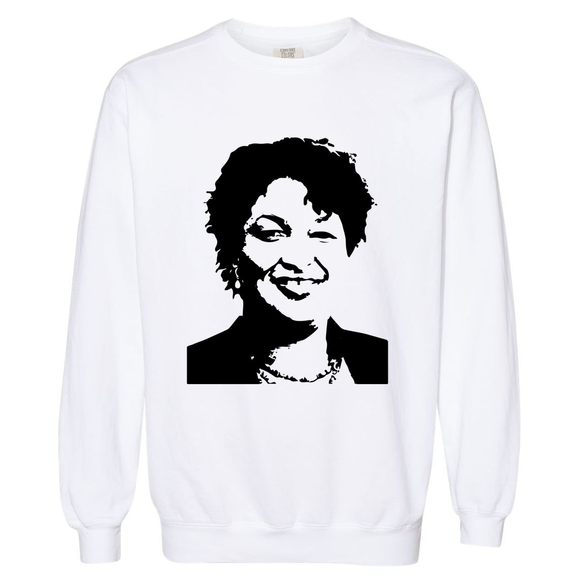 Stacey Abrams Portrait Garment-Dyed Sweatshirt