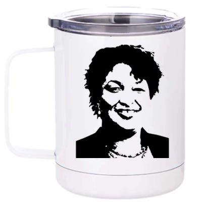 Stacey Abrams Portrait 12 oz Stainless Steel Tumbler Cup