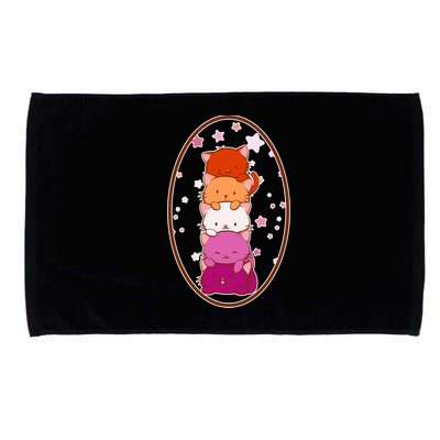 Stack-O-Cats Microfiber Hand Towel