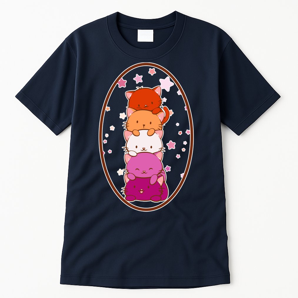 Stack-O-Cats Tall T-Shirt