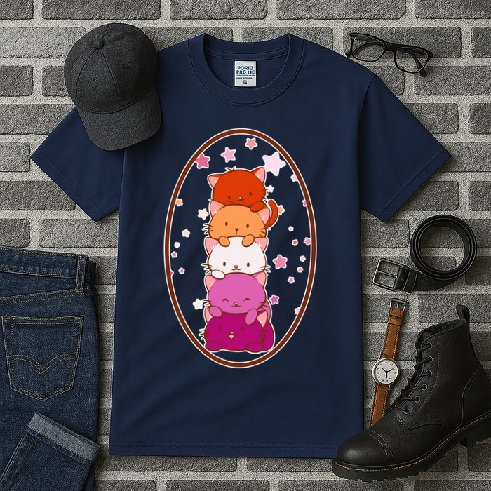 Stack-O-Cats Tall T-Shirt
