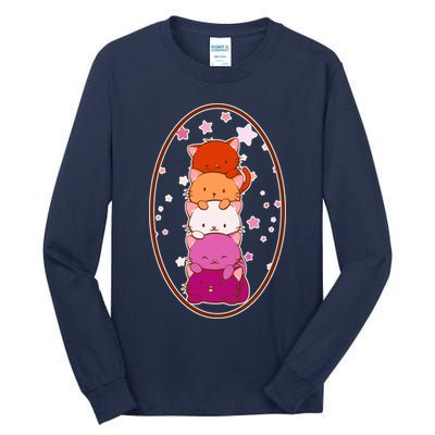Stack-O-Cats Tall Long Sleeve T-Shirt