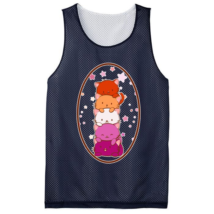 Stack-O-Cats Mesh Reversible Basketball Jersey Tank